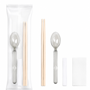 disposable cutlery set (4 piece set)