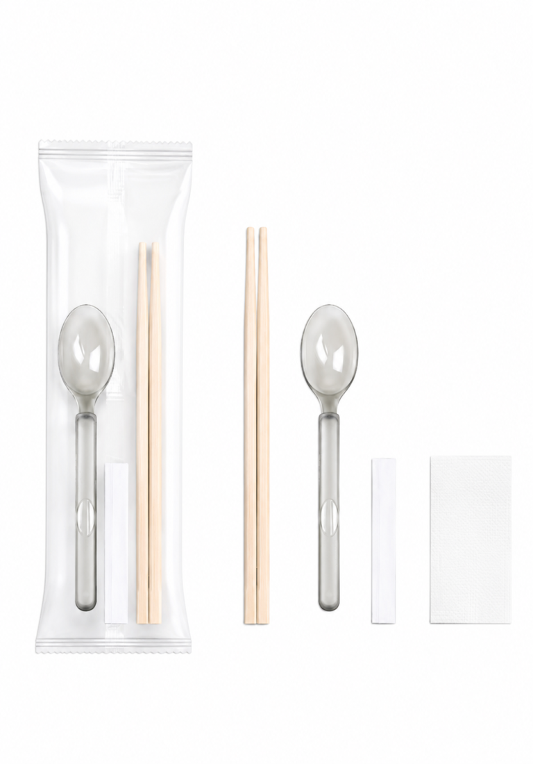 disposable cutlery set (4 piece set)