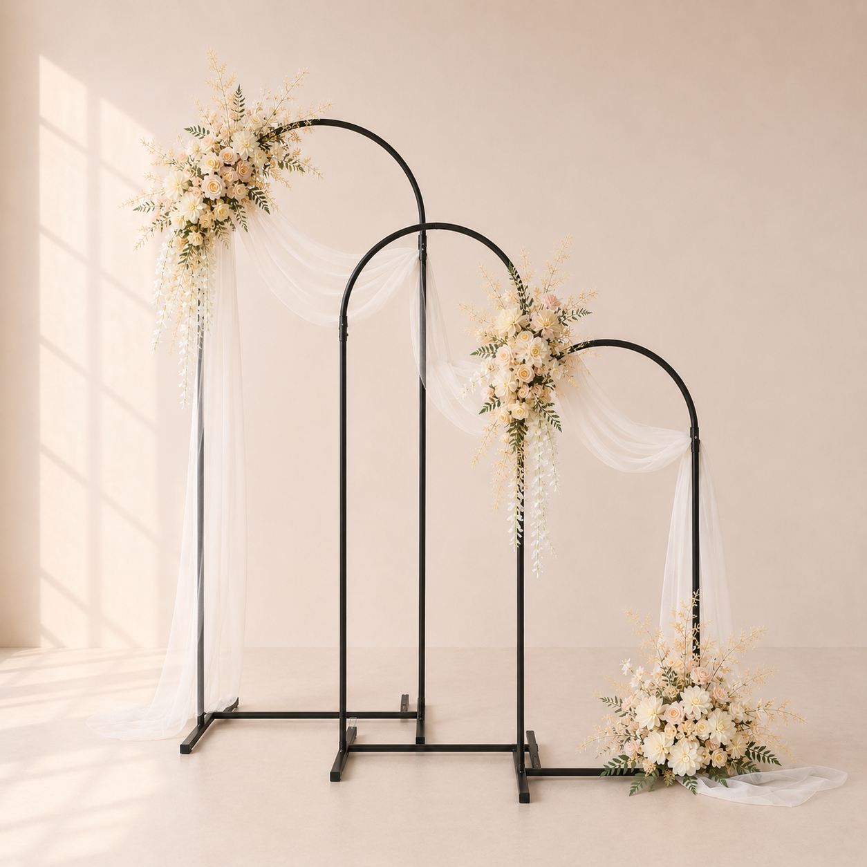 black arch frame set (set of 3) black arch frame set (set of 3)